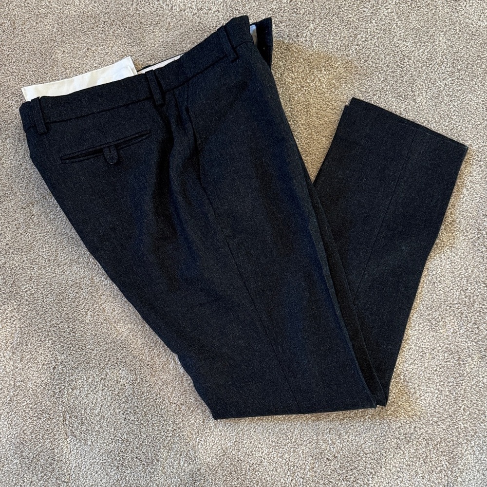 Elegant Charcoal Men's Dress Pants